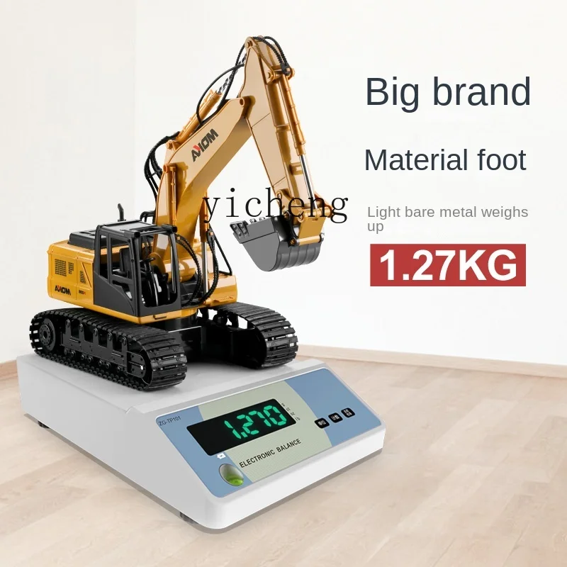 XL Alloy Large Children's Remote Control Excavator Toy Car Boy Simulation Electric Excavator