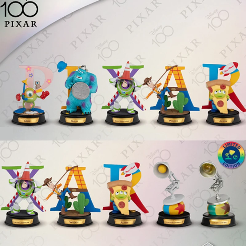 

[Официальный продукт Disney] Серия художественных буквенных фигурок Disney: милые, уютные настольные украшения, случайный набор (слепая коробка), креативные подарки для друзей и одноклассников, небольшие декорации для офисного компьютерного стола, подарки