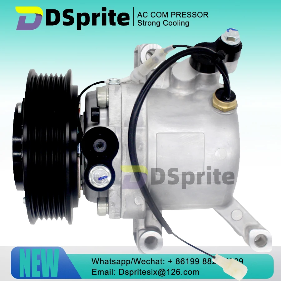 New SV07C AC A/C Compressor for Toyota Rush Daihatsu Terios 447190-6121 4472600667 4471602270 4472605820 447190-6121 447260-0667