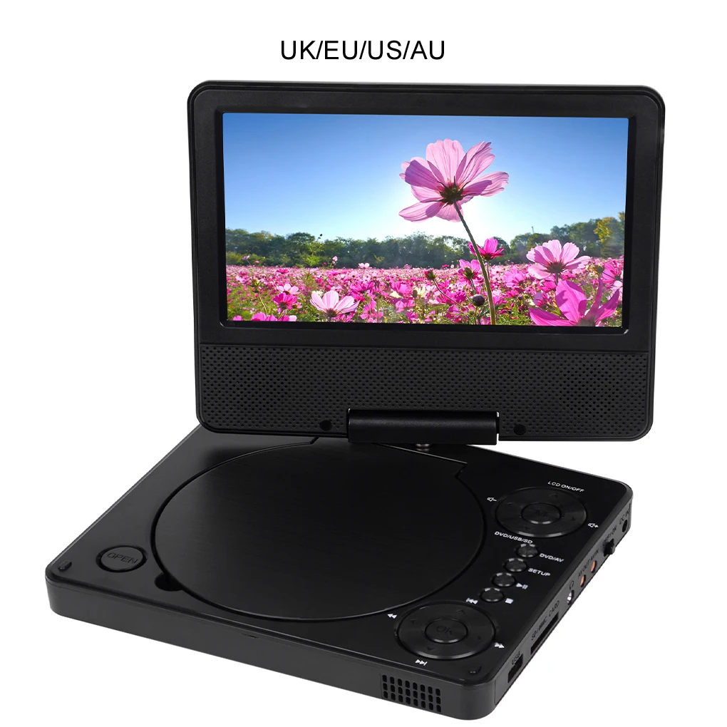 Portable External CD DVD Drive For Laptop Compatible Discs DVD/CD/VCD/MP3 High Volume Speaker US/UK/EU/AU Plug