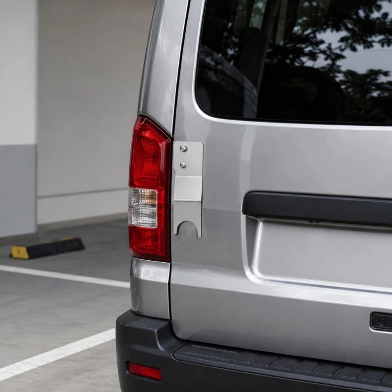 M76E Formed Plate Tailgate Anti-Theft Lock with a Forked Lower End