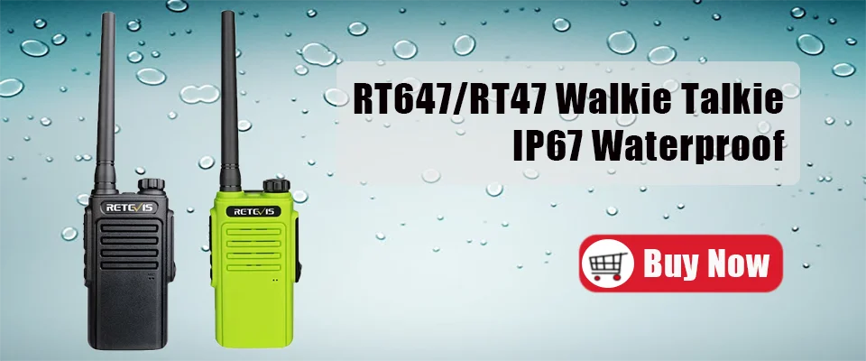 Retevis RB647 IP67 Wasserdichtes Walkie-Talkie Professionelles PMR FRS Mini Zweiwege-Funkgerät USB-C-Ladung VOX für Surfen Kajak Camping – Detail 1