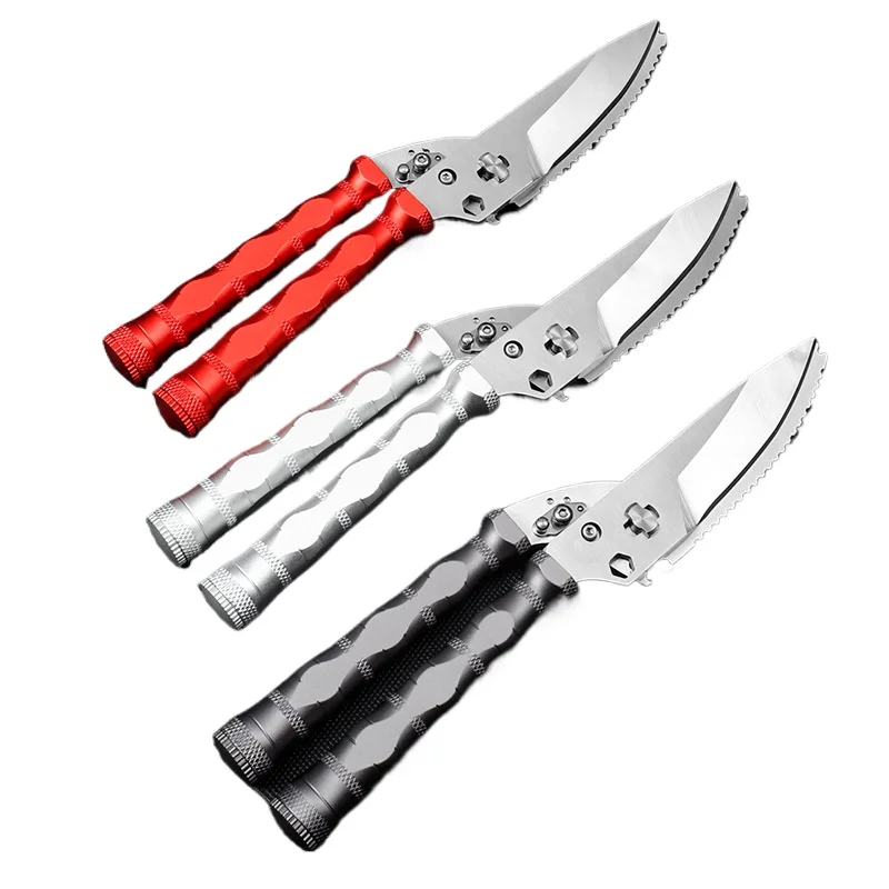 Multifunctional  Can Be Split Into Stainless Steel Strong Chicken Bone Scissors Outdoor Household Scissors