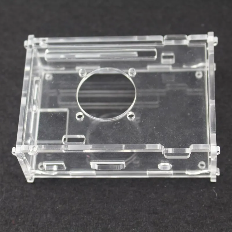 For Orange Pi PC Board Case Transparent Acrylic Shell Box Protect Enclosure with Fan For Orange Pi PC / Orange Pi PC  Plus