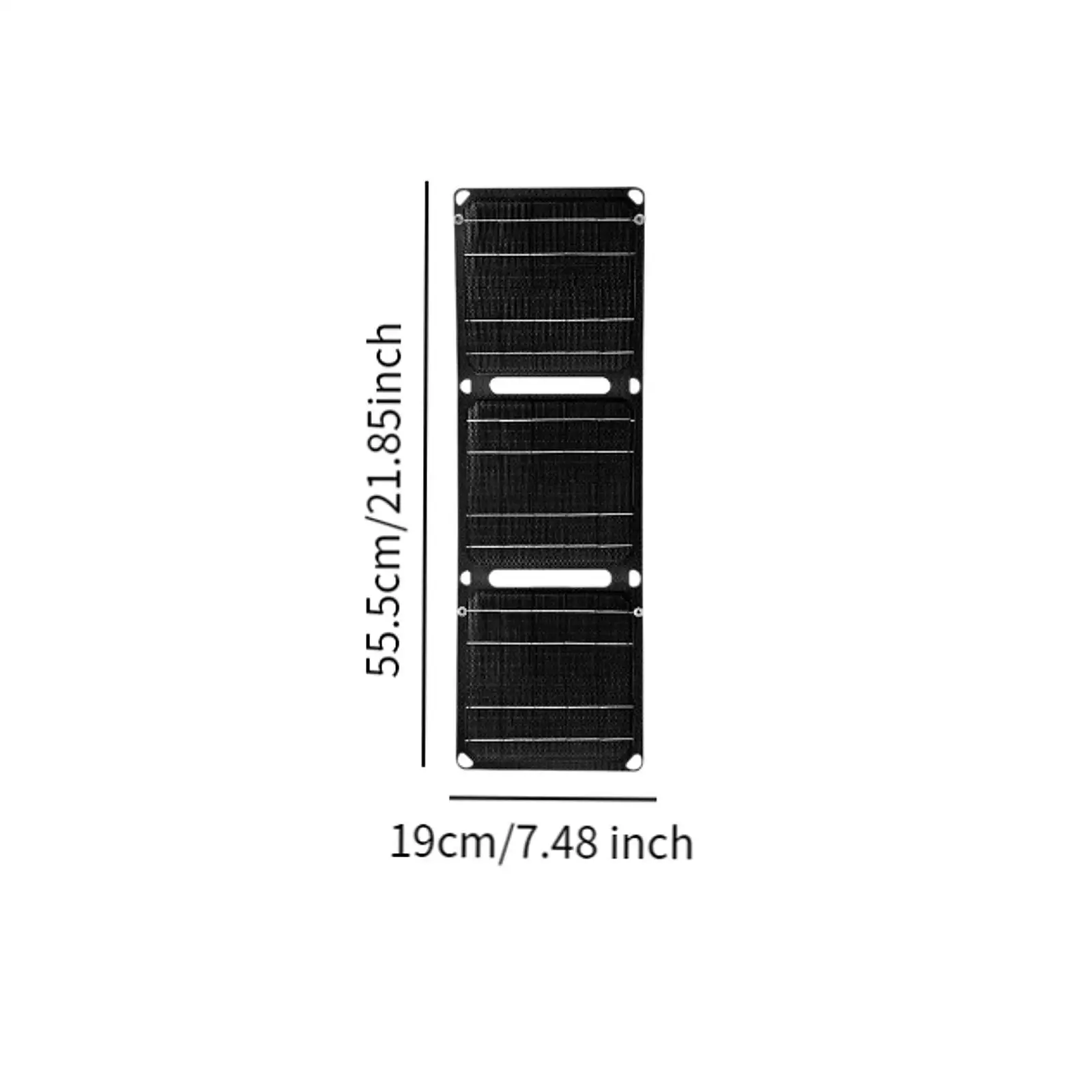 Foldable Solar Panel 3 Foldable Phones USB Charging IP67 Waterproof Lightweight Portable for Travel Camping