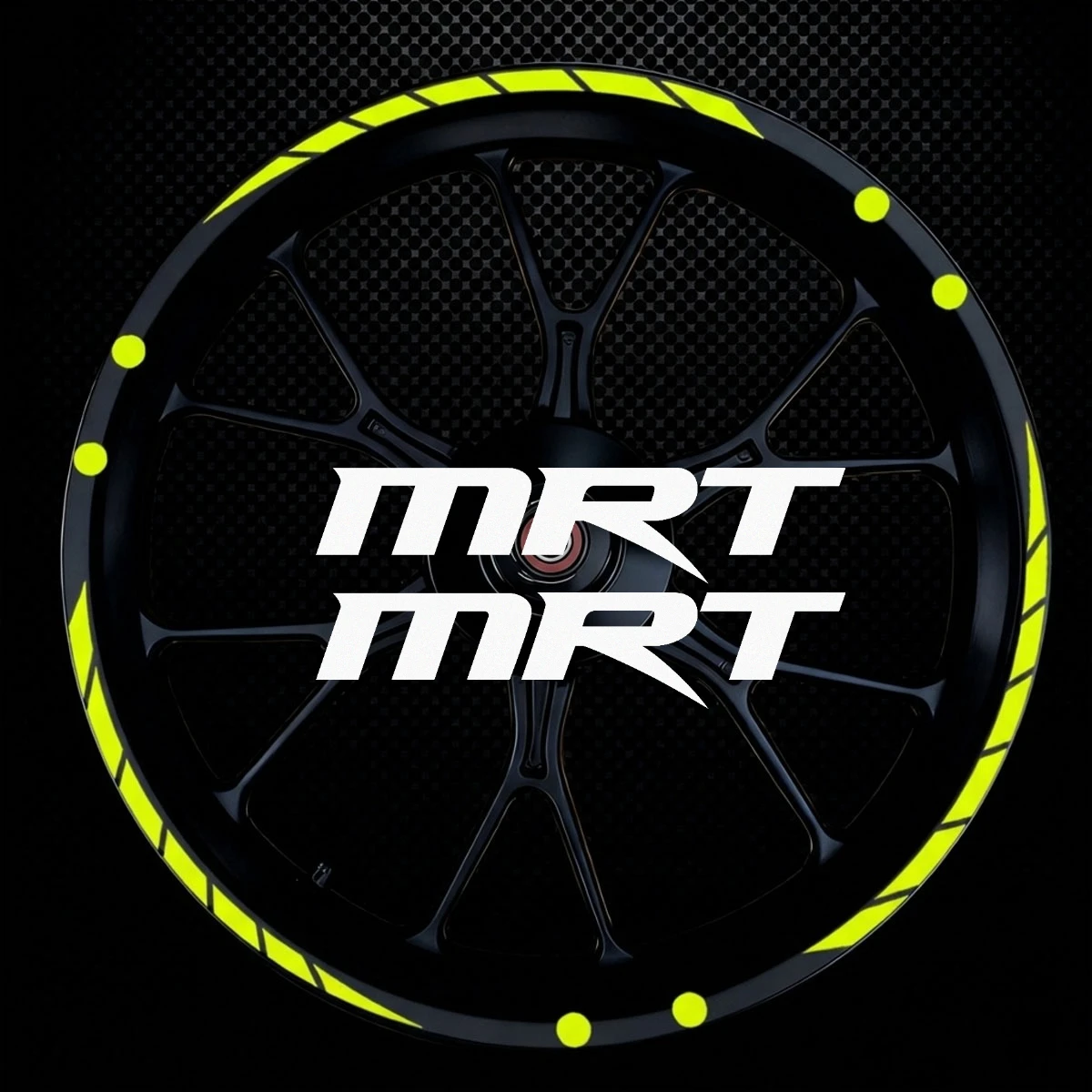 

For Rieju MRT 50 MRT50 Rim Stickers Reflective Wheel Stripes 17/17 Inch Motorcycle Decals Kit