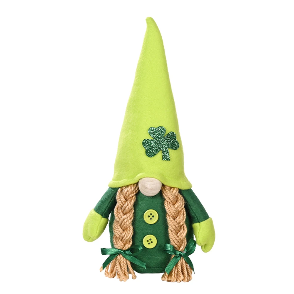 

St.Patrick's Day Gnome Plush Elf Decorations - Saint Patrick's Day Irish Decorations, Home Table Ornament, B