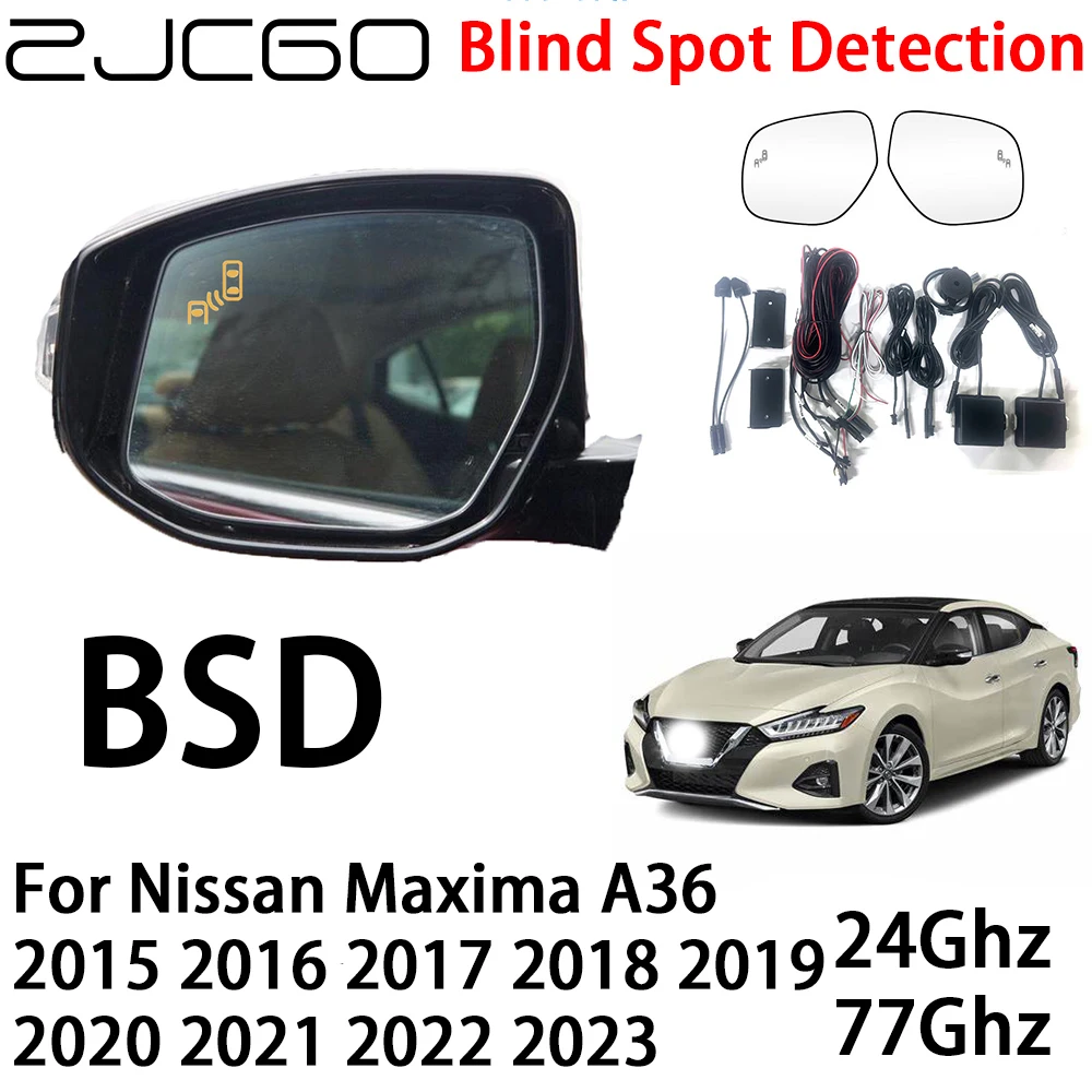 

ZJCGO Car BSD Radar Warning System Blind Spot Detection Safety Driving Alert for Nissan Maxima A36 2015~2023