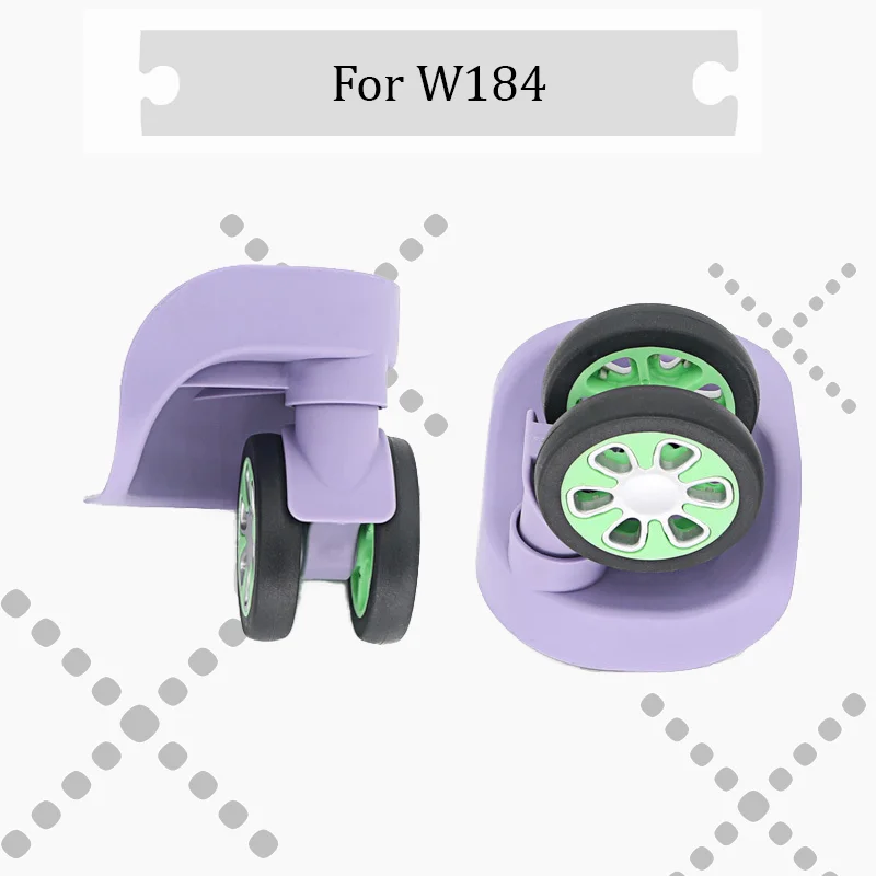 

For W184 Luggage Wheel Repair Swivel Wheels 360° Rotation, Silent Operation Wear-Resistant Rubber Replacement Parts For Trolley