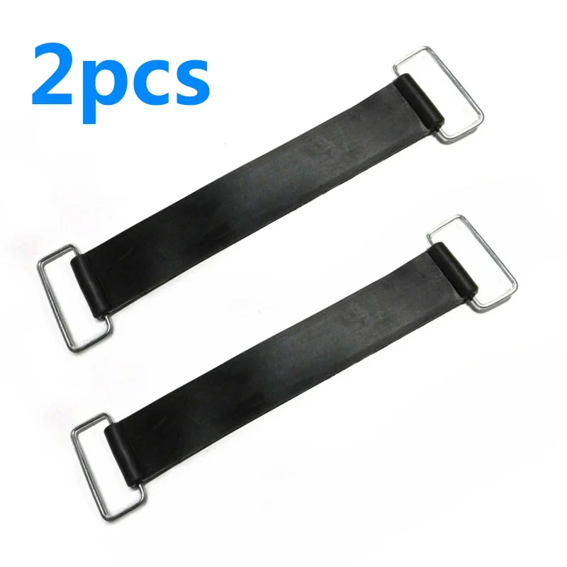 2Pcs Durable Motorcycle Battery Rubber Band Strap Fixed Holder Elastic Bandage Belt Stretchable For Honda Yamaha Suzuki 18-23cm