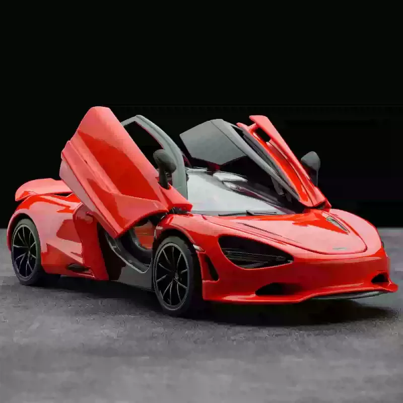 بطاقة سرعة Tsc جديدة 1:18 ماكلارين 750s نموذج سيارة مصنوع من خليط معدني محاكاة نموذج سيارة رياضية مجموعة سيارات ثابتة حلية #1
