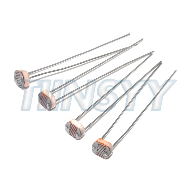 20PCS LDR Photo Light Sensitive Resistor Photoelectric Photoresistor 5528 GL5528 5537 5506 5516 5539 5549 For Arduino
