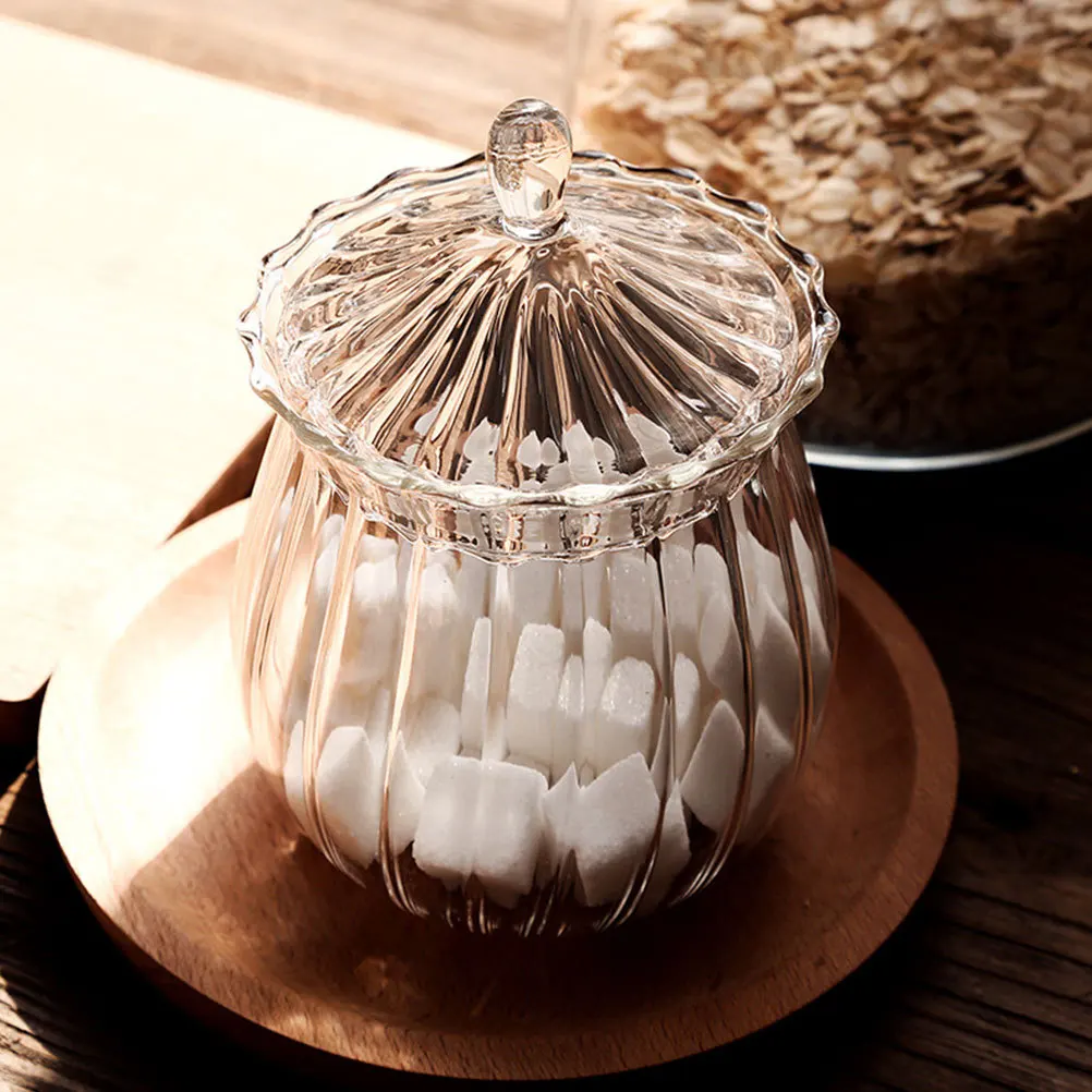 

Glass Storage Jar Candy Holder with Lid Sealed Snack Container for Home Desktop Food Organizer Glass Candy Storage Can