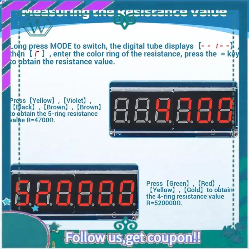مجموعة أدوات ممارسة اللحام المطورة، مجموعة أدوات حاسبة مكونة من 6 أرقام يمكنك صنعها بنفسك، مجموعة أدوات حاسبة مكتبية تعمل بالبطارية #5