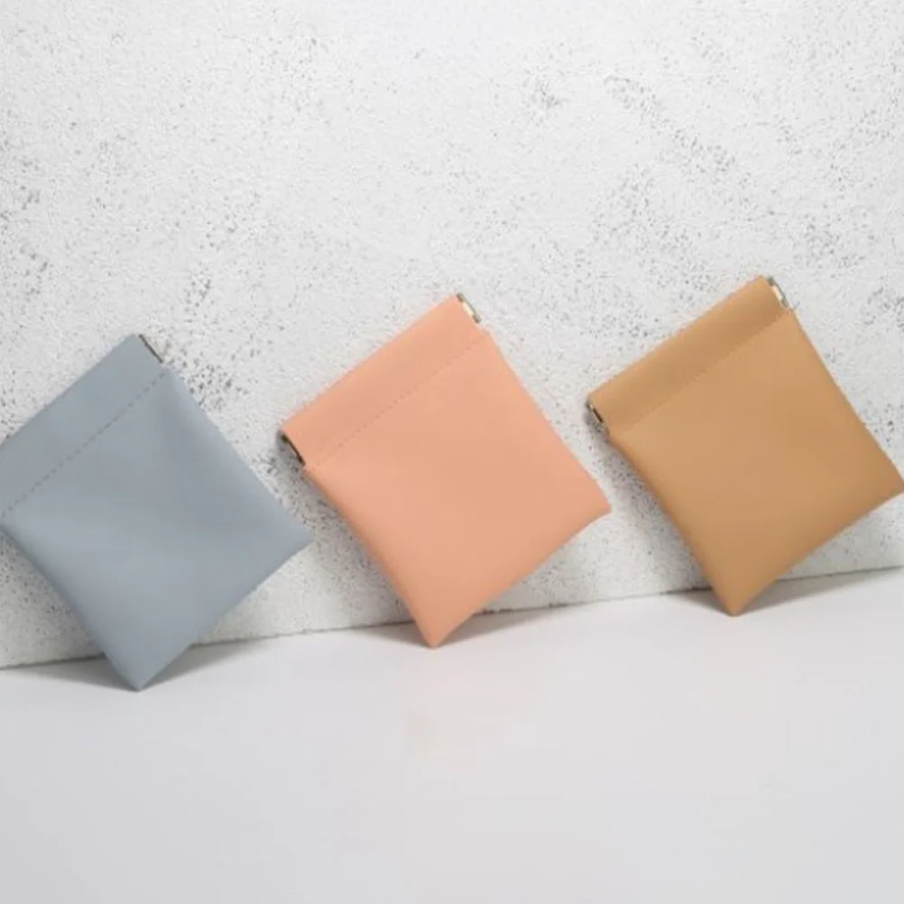 3 szt. Damskie kosmetyczki, małe kompaktowe organizery, podróżne etui na szminki, przenośne portmonetki, woreczki do przechowywania biżuterii