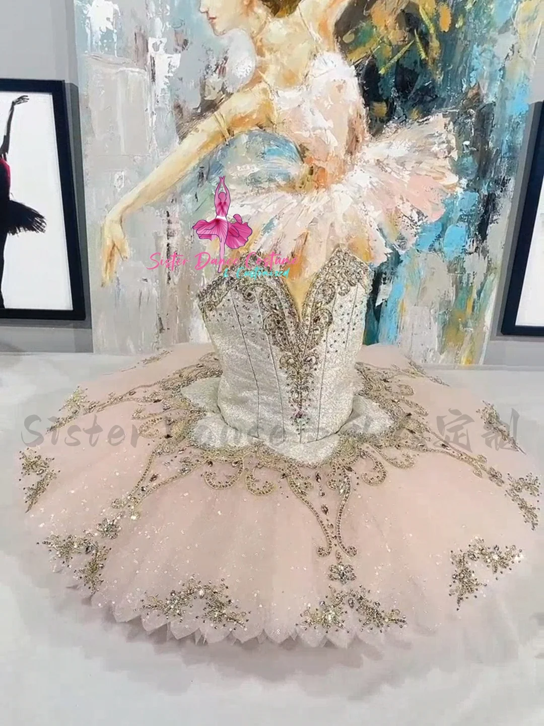 2024 New Paquita Variations tutu private custom adult children performance competition dress women\'s costume