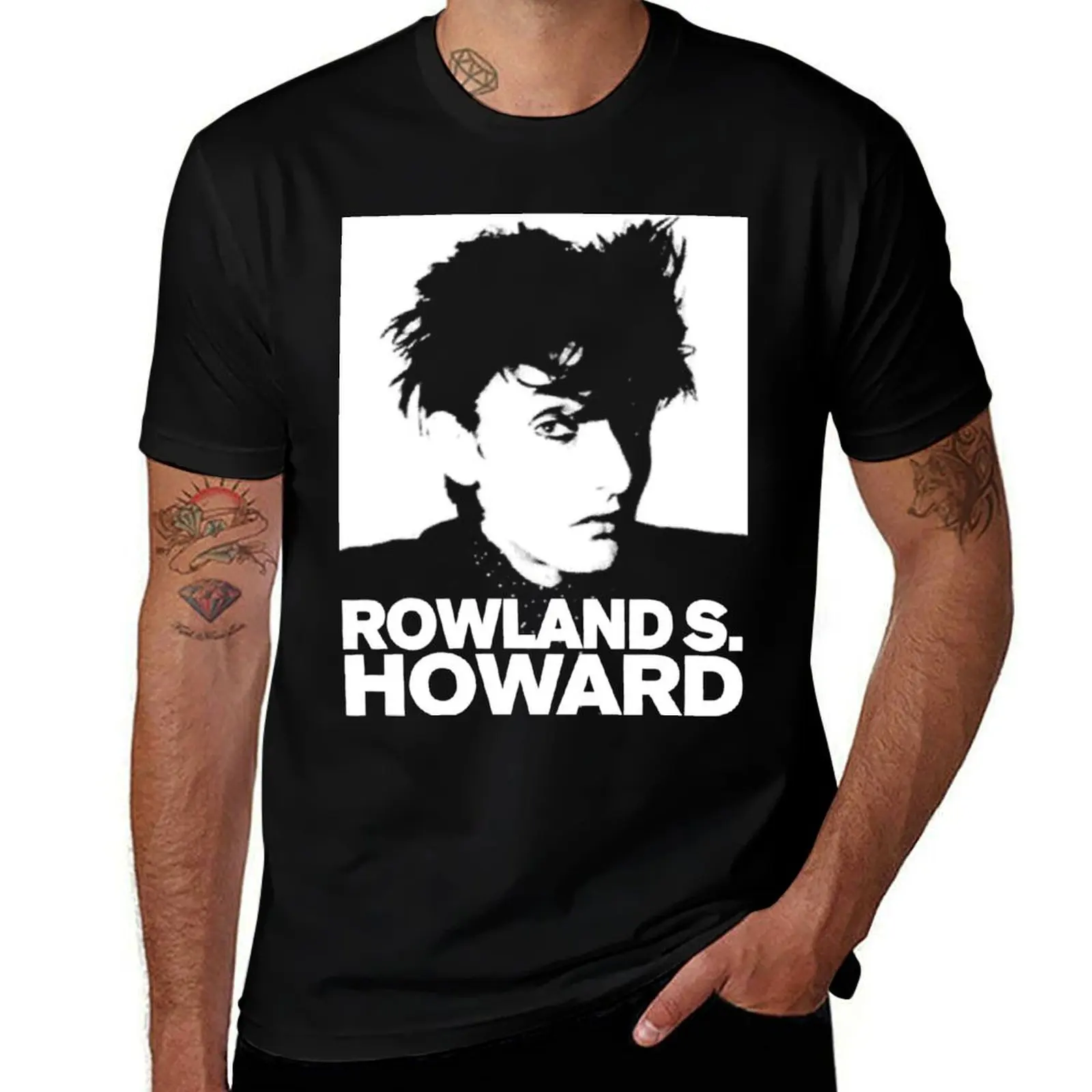 

Футболка Rowland S Howard, мужская футболка, забавные мужские футболки