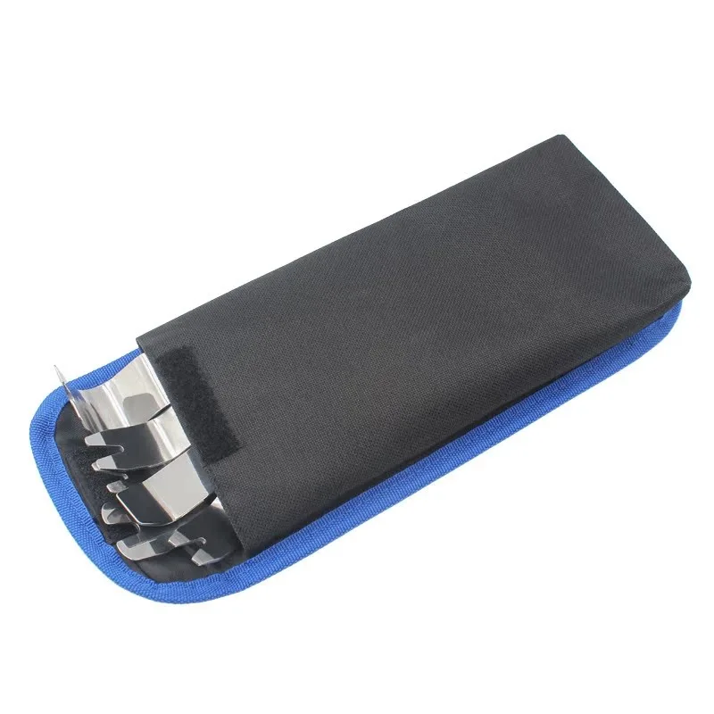 6Pcs Car Interior Trim Removal Tool Kit, Auto Door Panel Audio Radio Pry Disassembly Tools with Storage Canvas Bag view 5