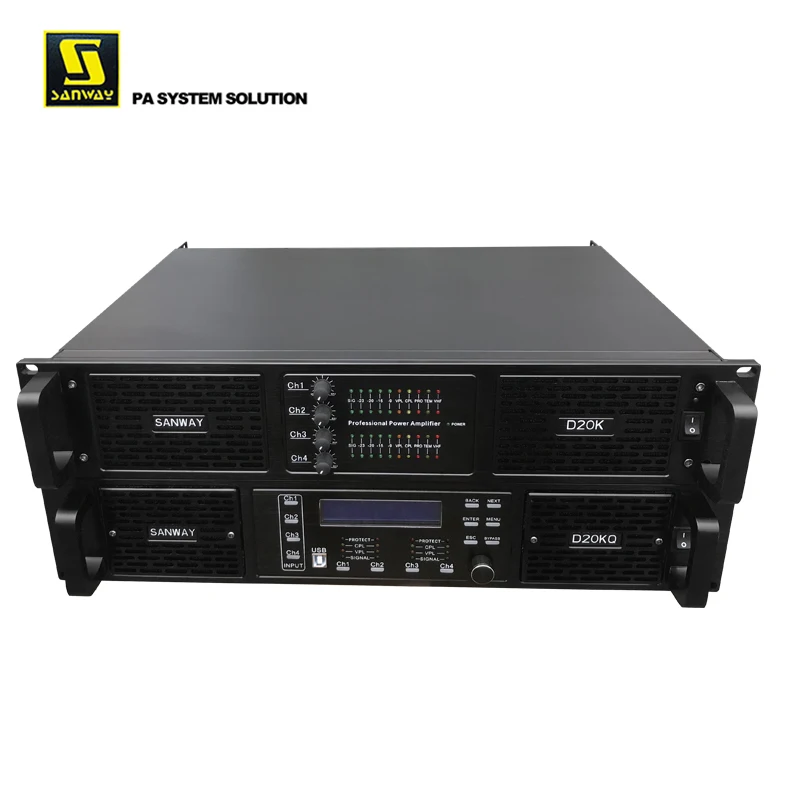 D20K FP20000 4 Channel 16000W Outdoor Class D Big Power Professional Amplifier