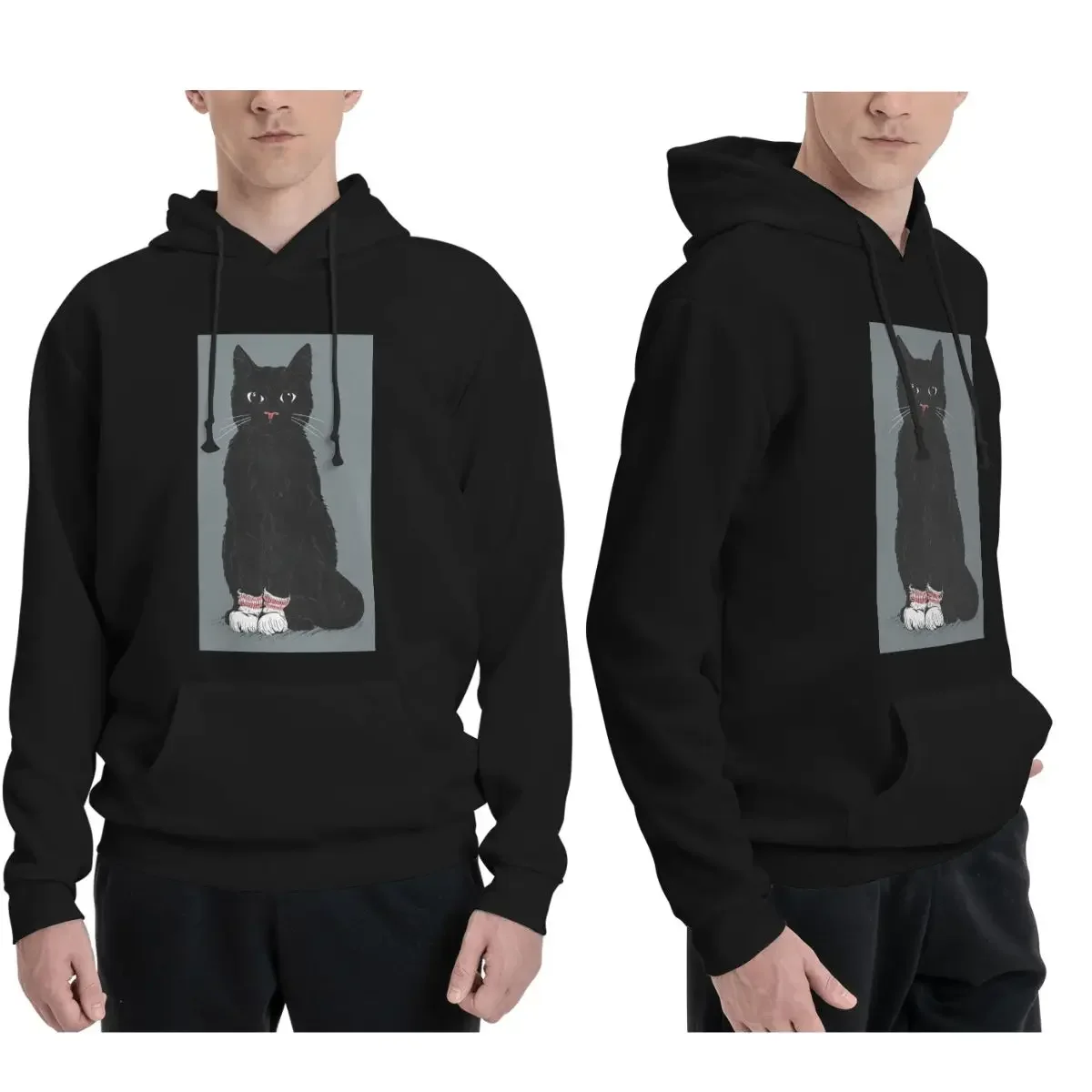 

Носки, толстовки, мужские и женские повседневные пуловеры, модные толстовки с капюшоном и длинными рукавами, осень-зима