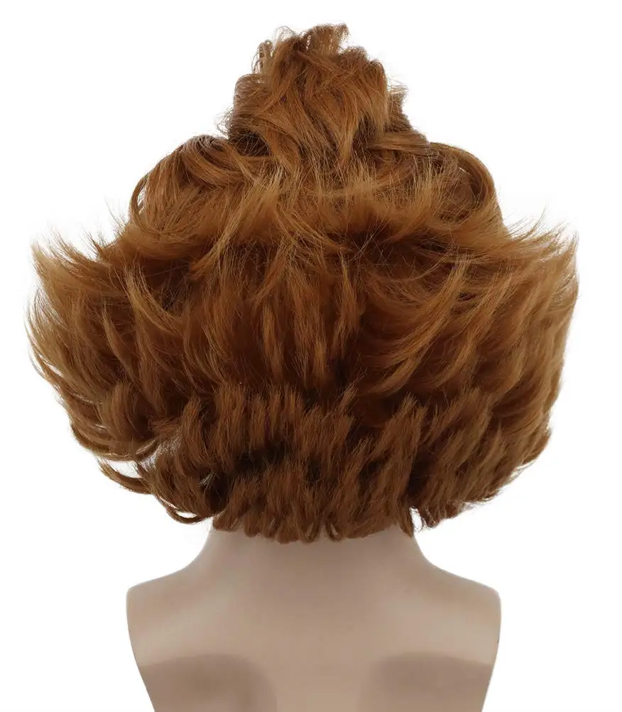 Pennywise المهرج شخصية زي قصير الألياف الاصطناعية شعر مستعار شخصية حفلة الهالوين #5