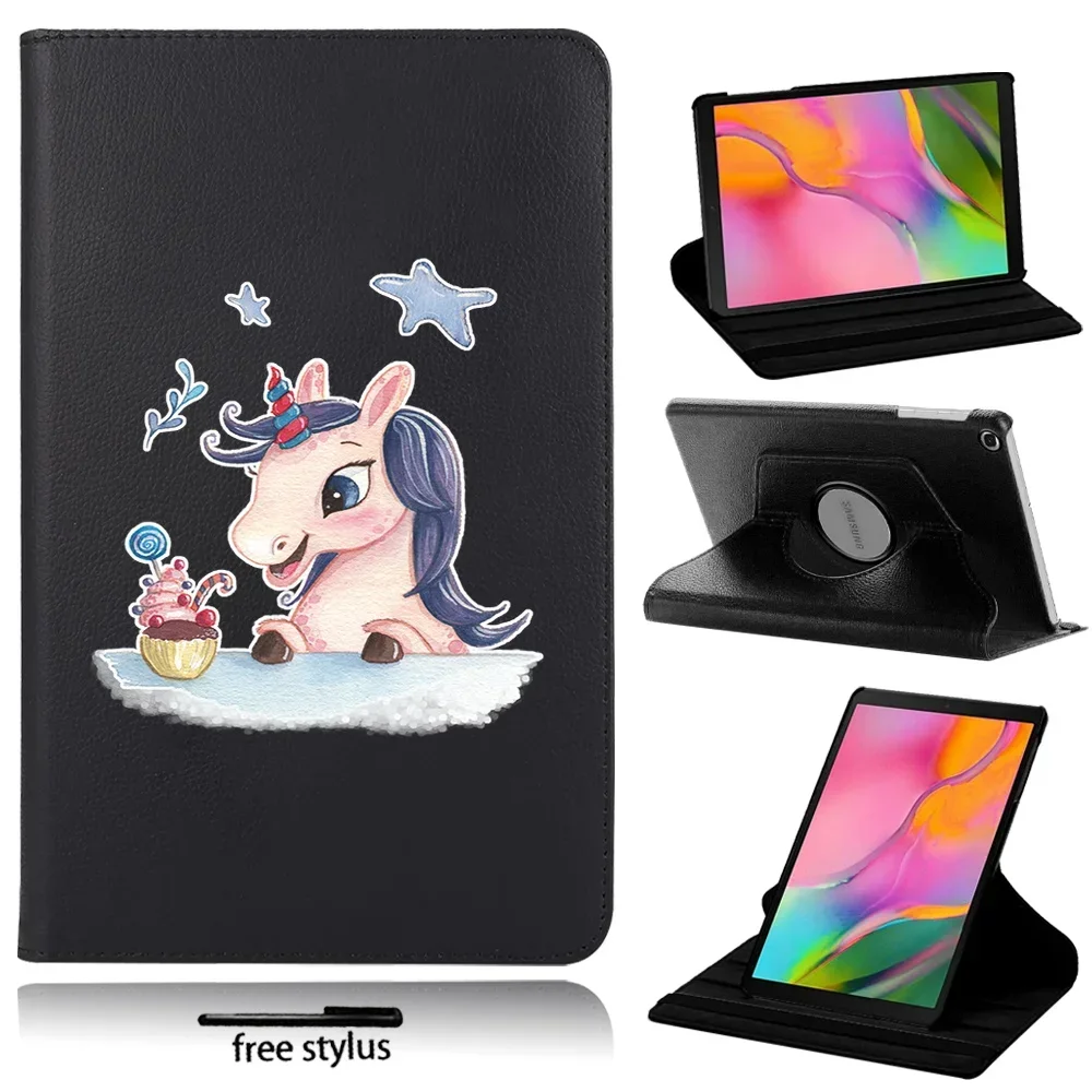 

Tablet Case for Samsung Galaxy Tab A7 10.4 T505 T500/S6 Lite P610 P615/A 10.1 T510 T515 360 Rotating Leather Protective Cover