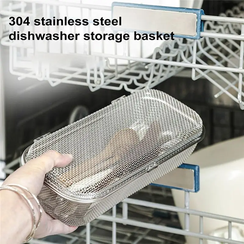 Customer Favorite Dishwasher Utensil Basket, Dishwasher Organizer For Small Items, Kitchenscoops, Forks, Chopsticks Cleaning