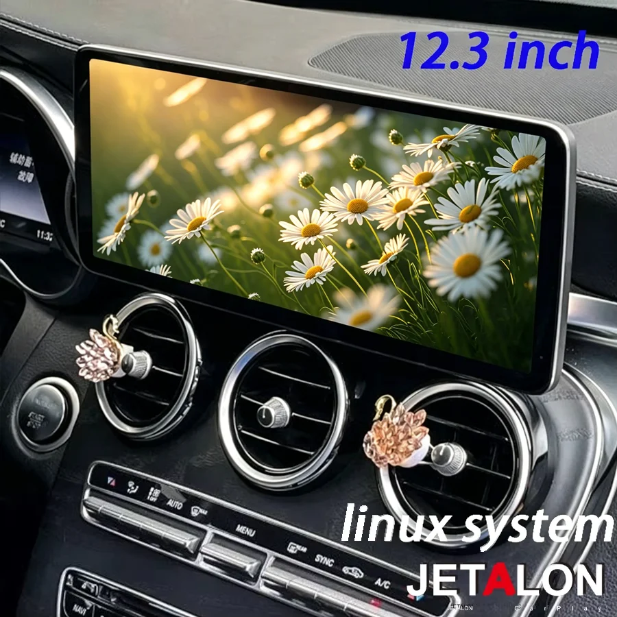 12,3'' Carplay & Android Auto Autoradio Linux-System GPS Multimedia-Videoplayer für Mercedes Benz C-Klasse W205 NTG5.0 NTG5.1