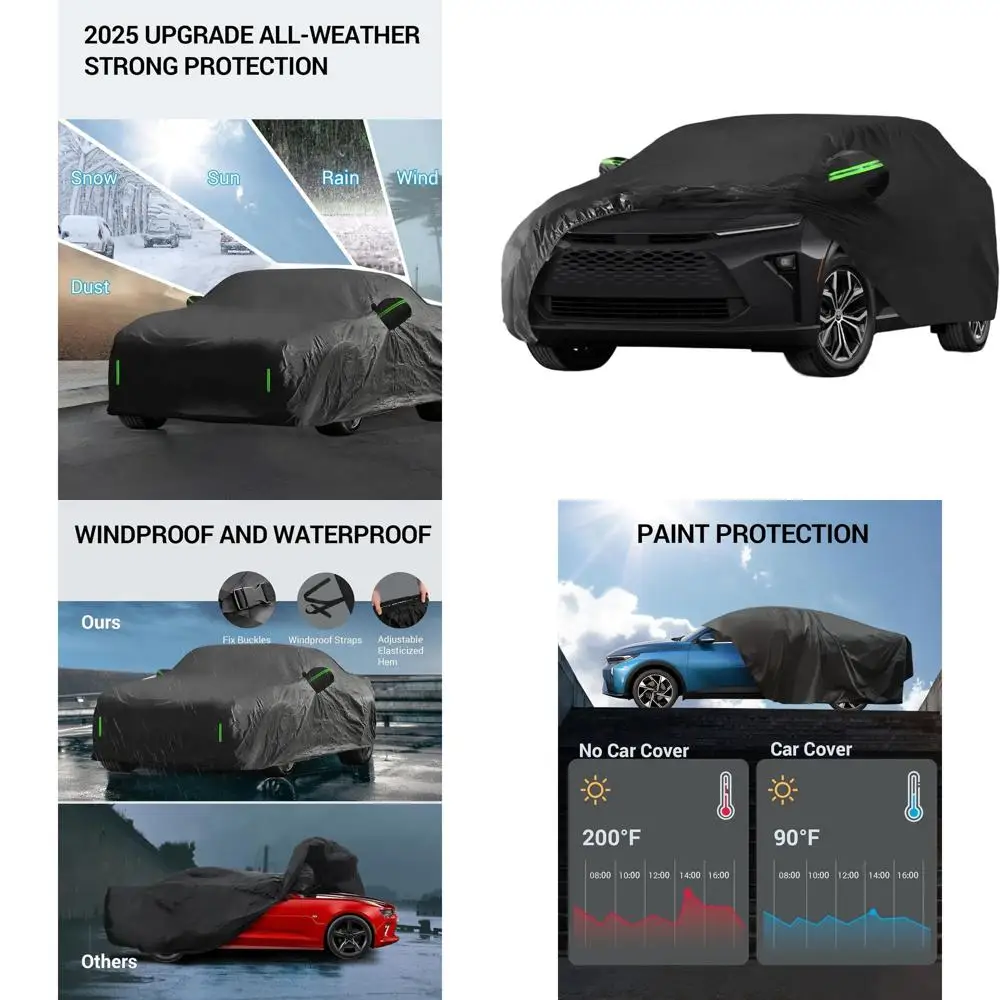 

Custom Fit Car Cover for 2024-2026 Models, Waterproof All Weather Protection for Vehicles, Full Exterior Cover for Rain, Snow, S