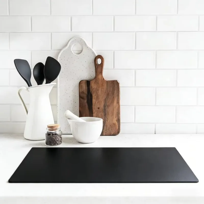 Large Heat Resistant Silicone Mat for Kitchen Counter Countertop Anti-Slip Countertop Protector for Air Fryers Coffee Pots