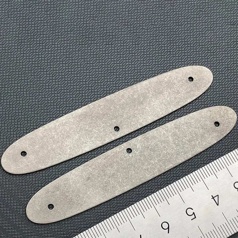 2pcs/lot Knife Titanium DIY Parts Liners Lining Spacer Board For 84MM VICTORINOX Swiss Army Knives EXCELSIOR 0.6901 0.6910