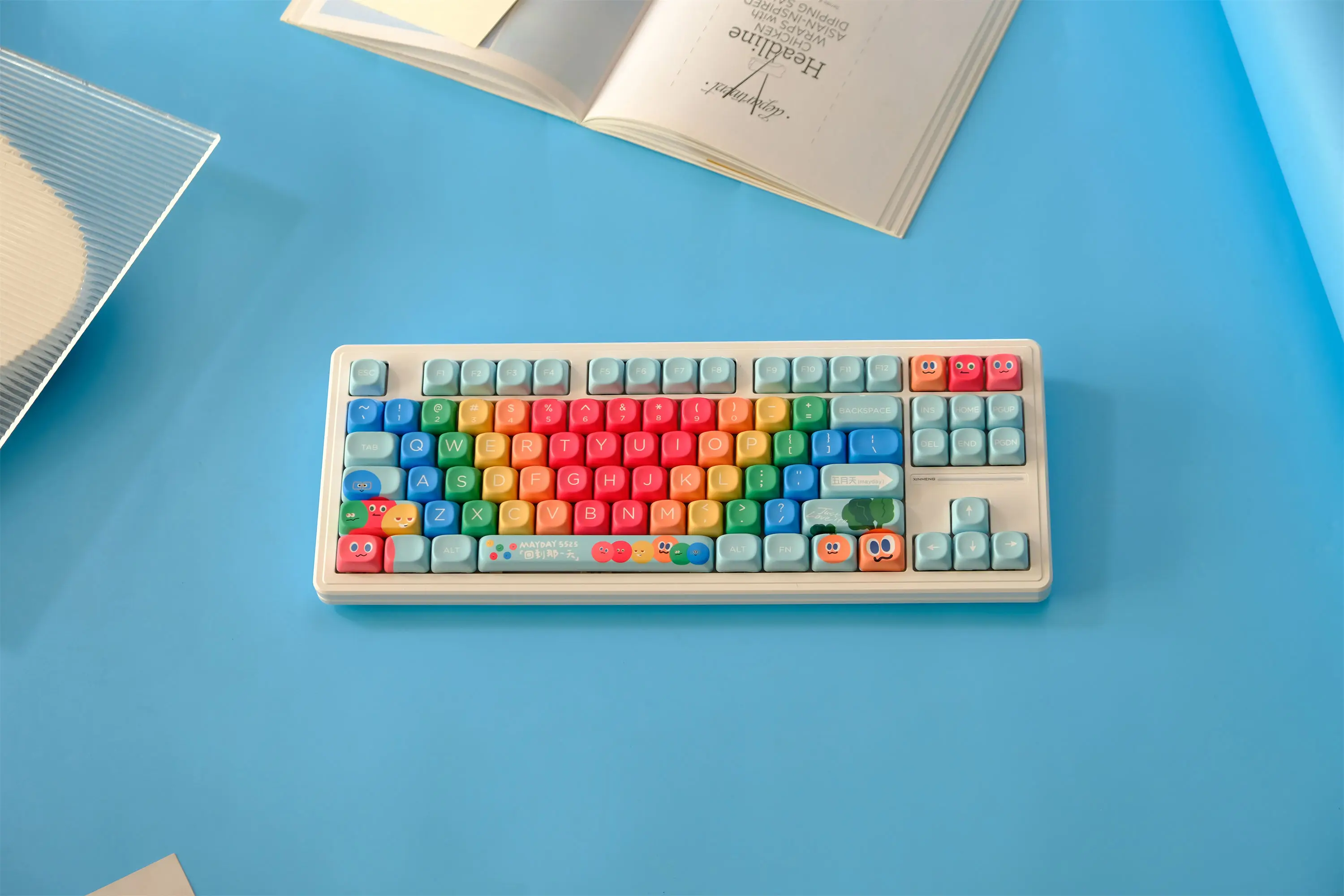 Mayday Keycaps Set 132 Key PBT Material MOA Profile DYE-SUB Personalized Keycap Wooting For CHERRY MX Switch Mechanical Keyboard
