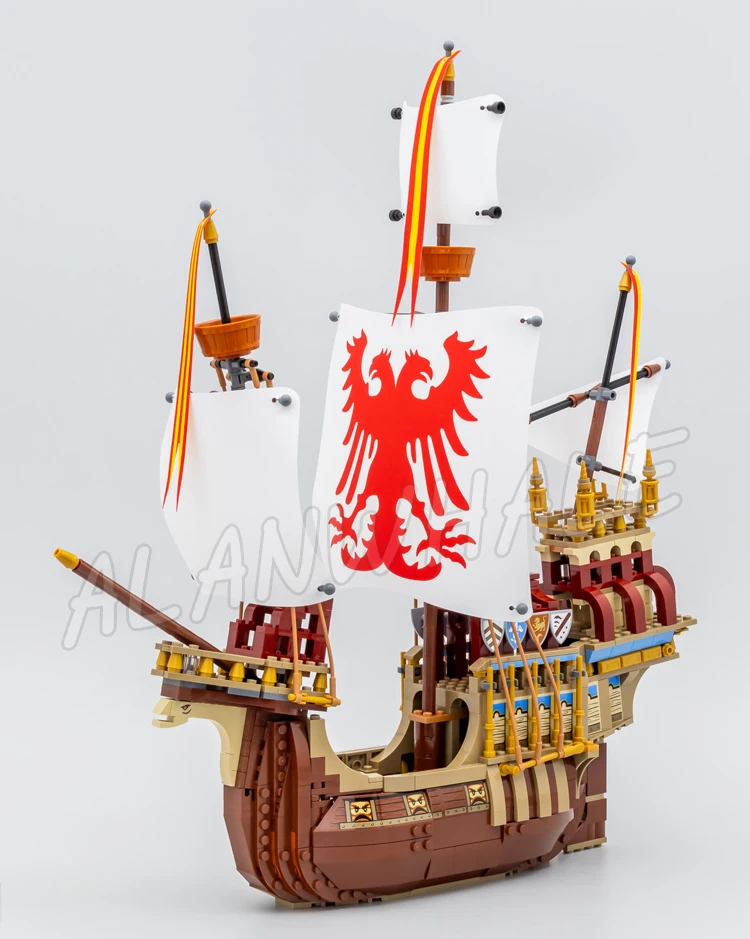 1205pcs Magical World of Wizards Tournament Competitors’ Arrival Ship Carriage 68010 Building Kits Toy Compatible With Model