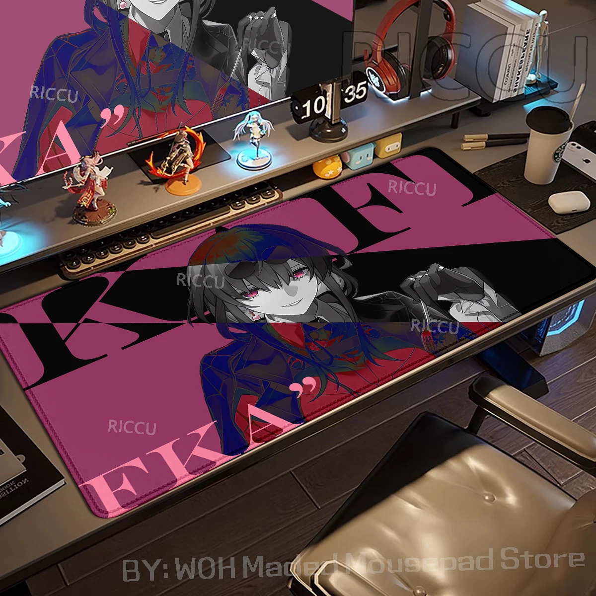 Honkai Star Rail Mouse Pad Sunday Wolf Kafka Mousemat Keyboard Gaming Mousepad Computer Anime Gamer Playmat PC Cabinet Desk Mat