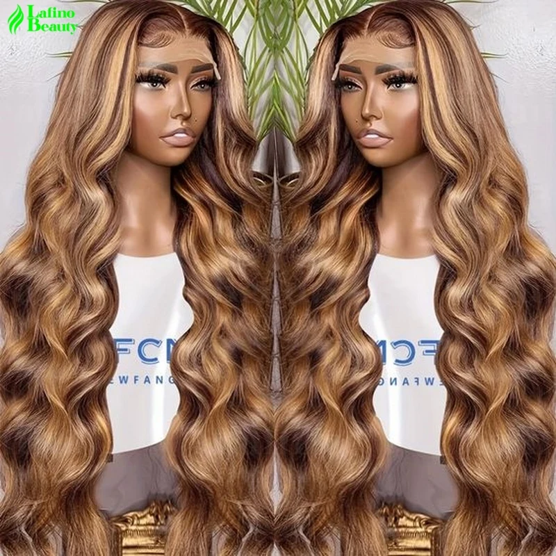 

Brazilian 4/27 Highlight Body Wave Wig Human Hair wigs 13x6 Loose Body Wave Lace Frontal Human Hair Wigs For Women Colored wigs