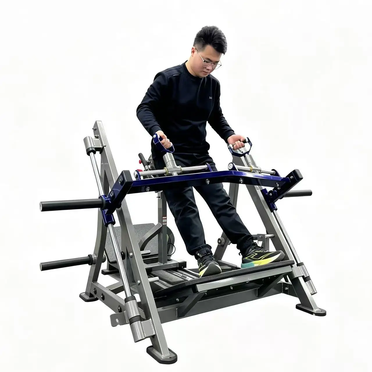 New Commercial Fitness Equipment, Upper Body Workout Strength Training Flat Load-bearing Dual-function Track Rowing Trainer