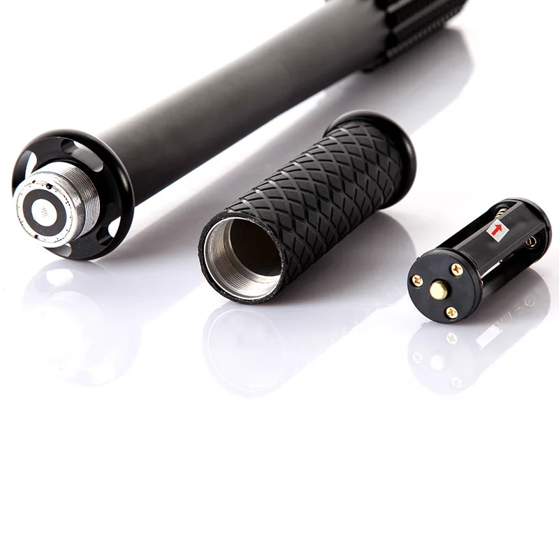 Baseball Bat LED Flashlight Super Bright Q5 Outdoors Camping  Emergency Self Defense Flashlight Stick Anti Riot Safety Baton