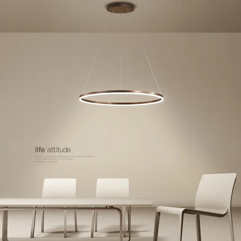 lustres led nordicos com anel decoracao minimalista para mesa jantar sala de estar ilha da cozinha lampadas pendentes luminaria domestica 01