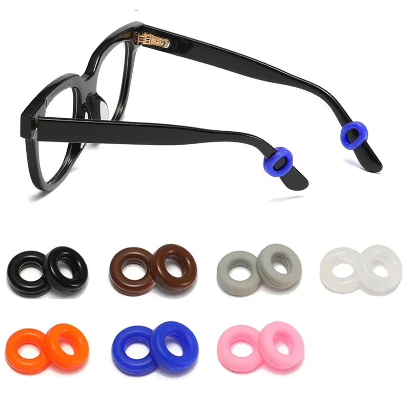 KAMMPT 5 Paare/Los rutschfeste Silikon-Ohrbügel für Brillen, weiche Anti-Rutsch-Ohrbügel, Brillenzubehör, Anti-Fall-Brillenhalter
