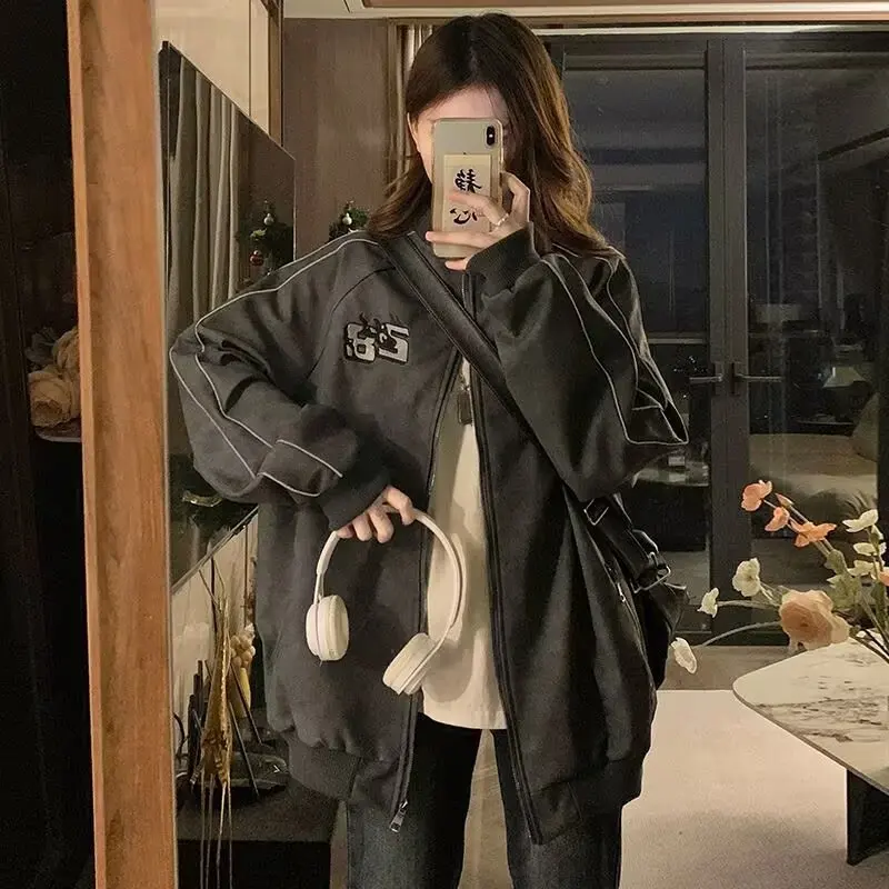 

Куртка для активного отдыха и походов, дышащая, модная, в американском ретро-стиле, весна-осень, из искусственной кожи