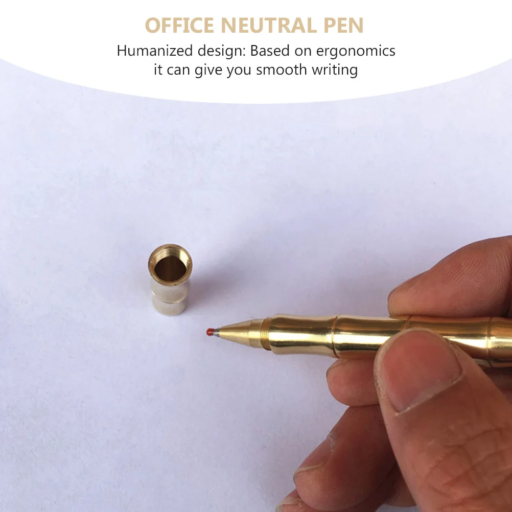 

Металлическая деловая ручка для подписи, эргономичная, удобная, маленького размера, яркий цвет, гладкая, практичная гелевая ручка для письма для офиса