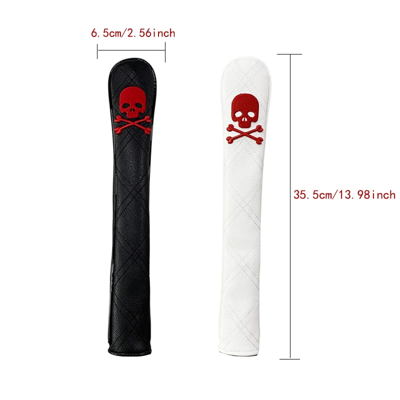 جولف غطاء الرأس بولي Leather الجلود محاذاة قضيب غطاء لينة واقي الرأس المطرزة سطح الهدف التدريب المعونة غطاء الرأس لوازم الغولف #3