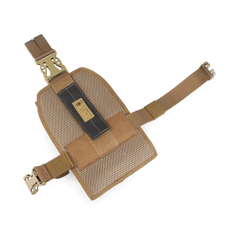 Emersongear MP7 Triple Leg Mag Pouch Tactical Thigh Magazine Bag Hunting Buckle Clip Emerson Holder Carrier For MP5 / KRISS