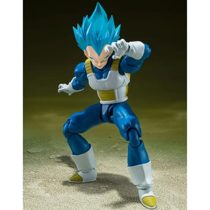 Bandai Genuino SHFiguarts Anime Figura Dragon Ball Z Super Saiyan Dio Super Saiyan Vegeta 135mm Action Figure Giocattoli per I Ragazzi