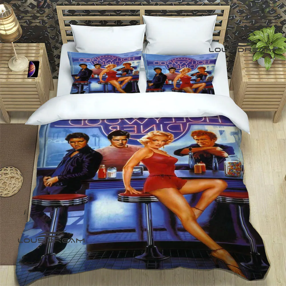 Marilyn Monroe Printed Bedding Sets exquisite supplies set duvet cover bed comforter set bedding set luxury birthday gift