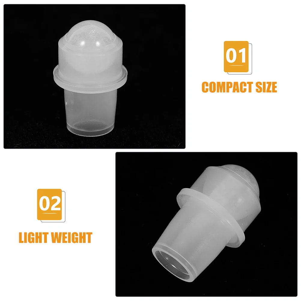 

6pcs Essential Oil Bottle Rollers 10ml 16mm Roller Balls Replacement Parts Fits Most Bottles Travel Size Lightweight