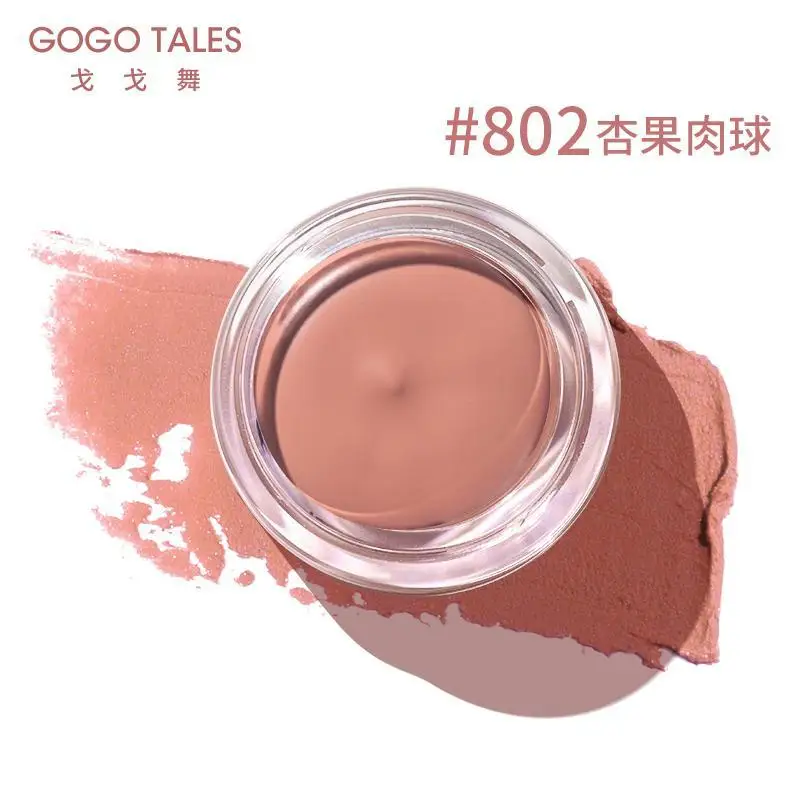 Gogo Tales Rouge Creme dauerhafte einfache Farbe Gesicht natürliche Aufhellung matt feine Flash Creme Mousse erröten Make-up Rubor Maquill aje