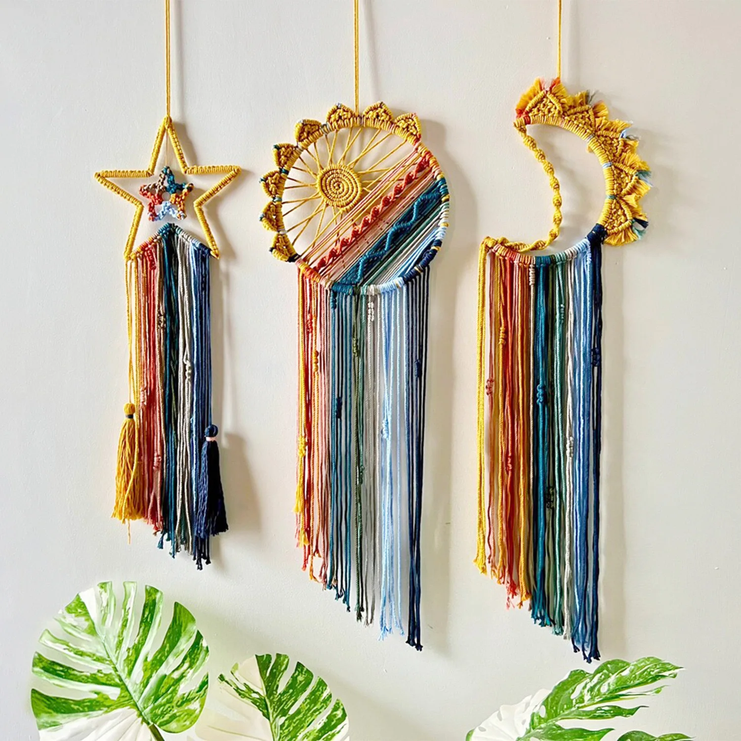 Large Dream Catcher Wall Hanging Tapestry Bohemian Home Decor Bedside Wall Decor for Homestay And Wedding Celebration