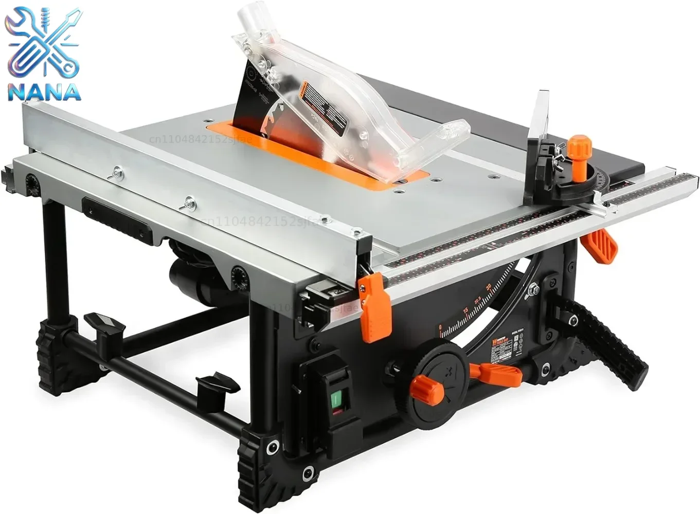 FOR Dust-Free Mini Table Saw for Woodworking, 110V Multi-Functional Precision Lift & Bevel Cutting Electric Saw
