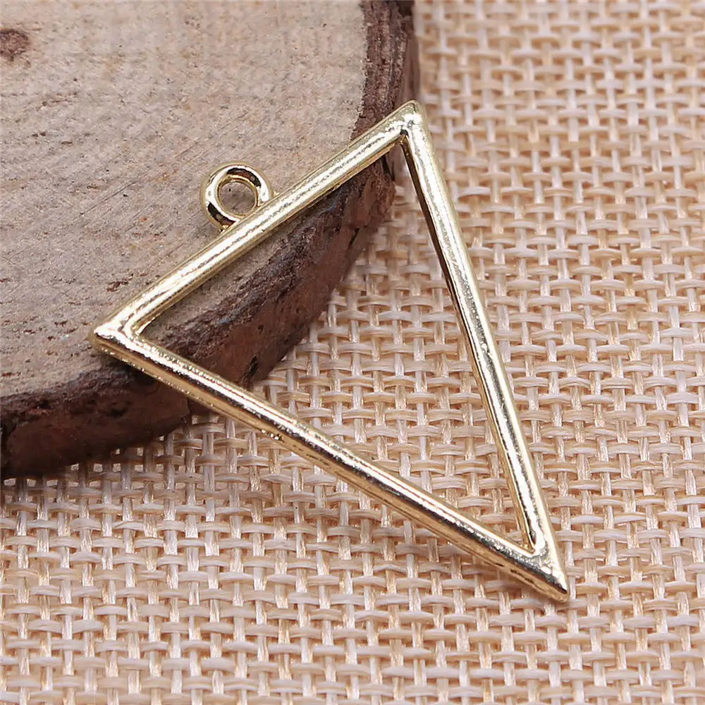 3pcs/lot Triangle Charms For Jewelry Making Women Accessories